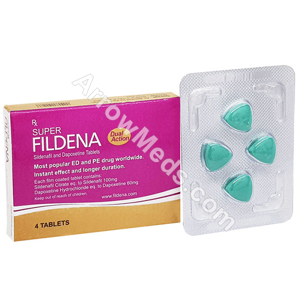 Buy Super Fildena Tablet | Sildenafil & Dapoxetine | ED + PE Pill