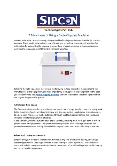 7 Advantages of Using a Cable Chipping Machine.pdf