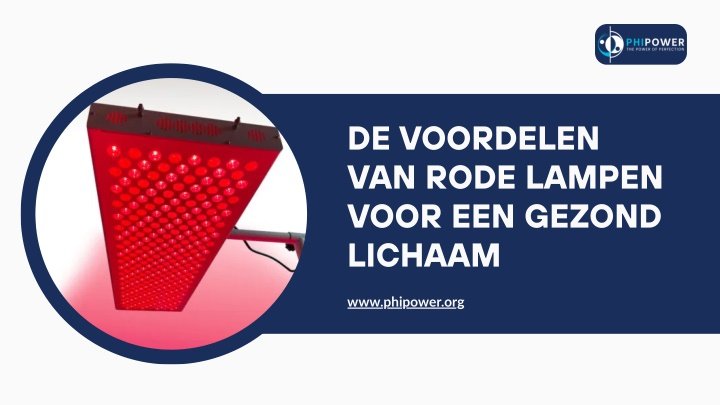 De voordelen van een rood licht lamp voor je gezondheid