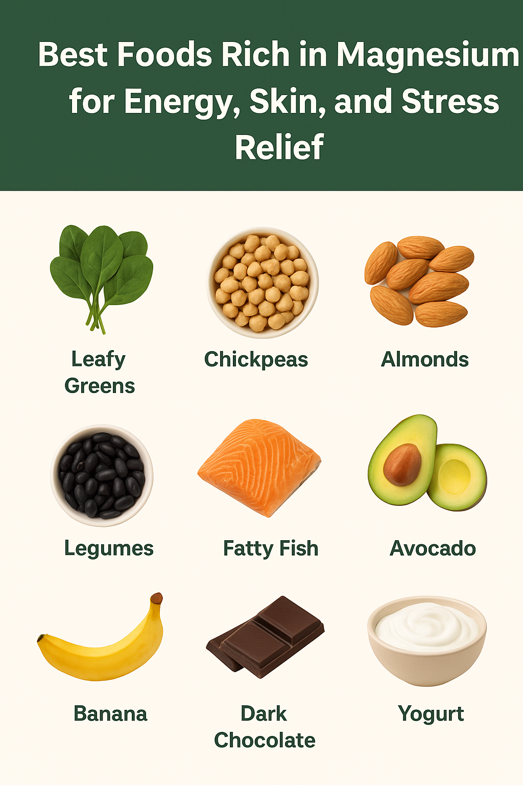 Best Foods Rich in Magnesium for Energy, Immunity, and Stress Relief - Buy Generic Pharmacy