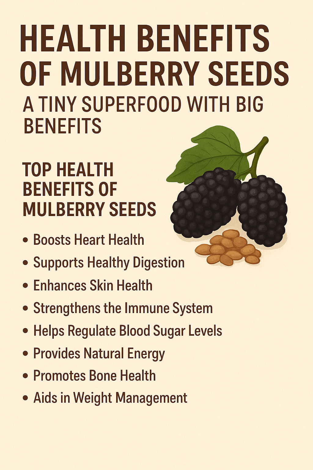 Health Benefits of Mulberry Seeds: A Tiny Superfood with Big Benefits - Buy Generic Pharmacy