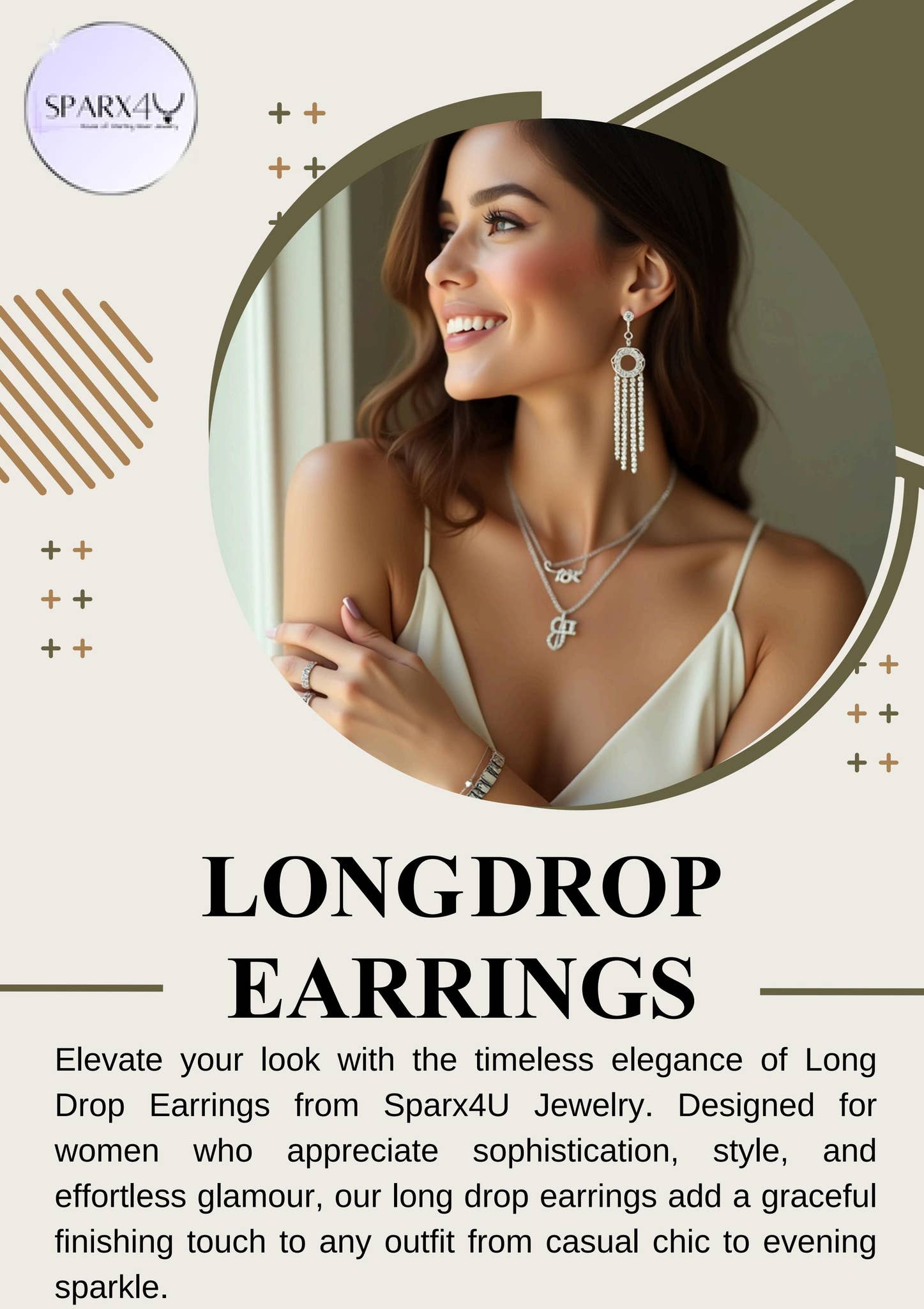 Elegant Long Drop Earrings by Sparx4U Jewelry by Sparx4U Jewelry - Issuu