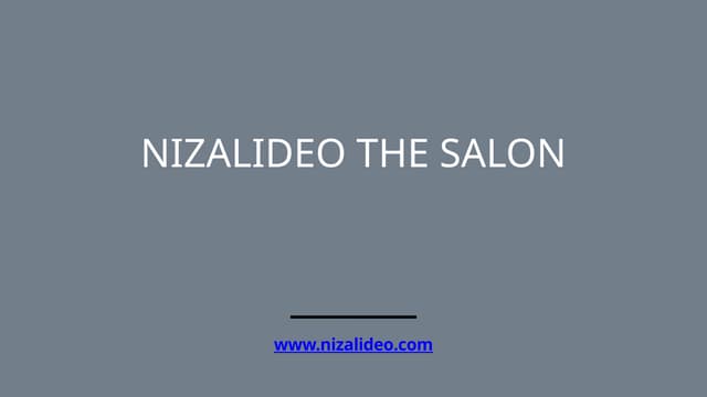 Best Natural Hair Stylist in Phoenix AZ – NIZALIDEO The Salon | PPTX
