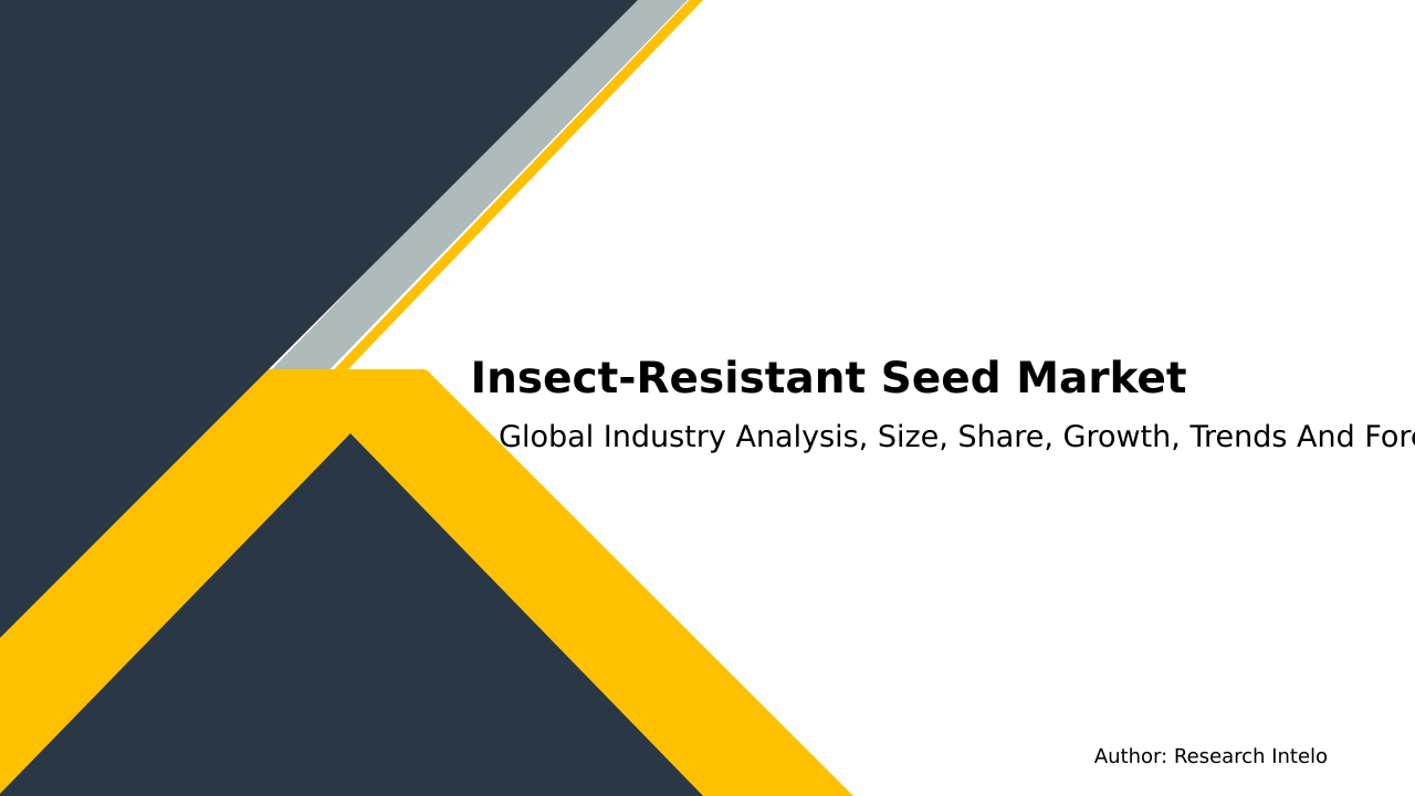Insect-Resistant Seed Market Research Report 2033