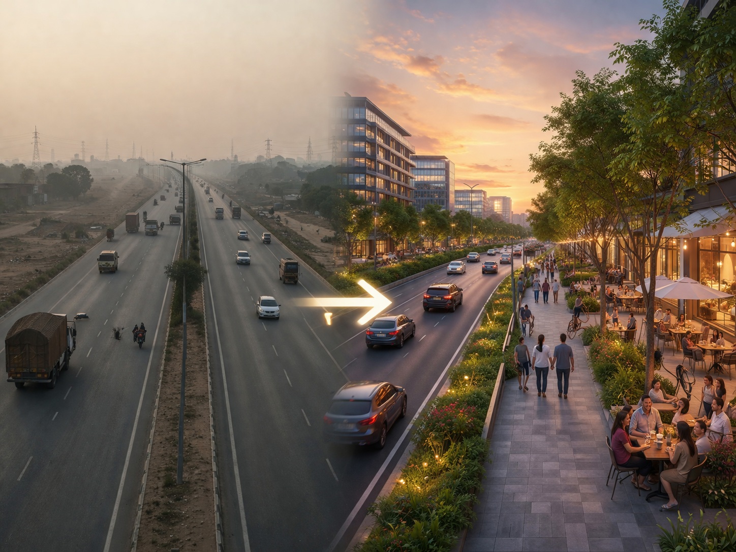 The Evolution of NH-24: From a Mere Transit Zone to a Vibrant Lifestyle Destination