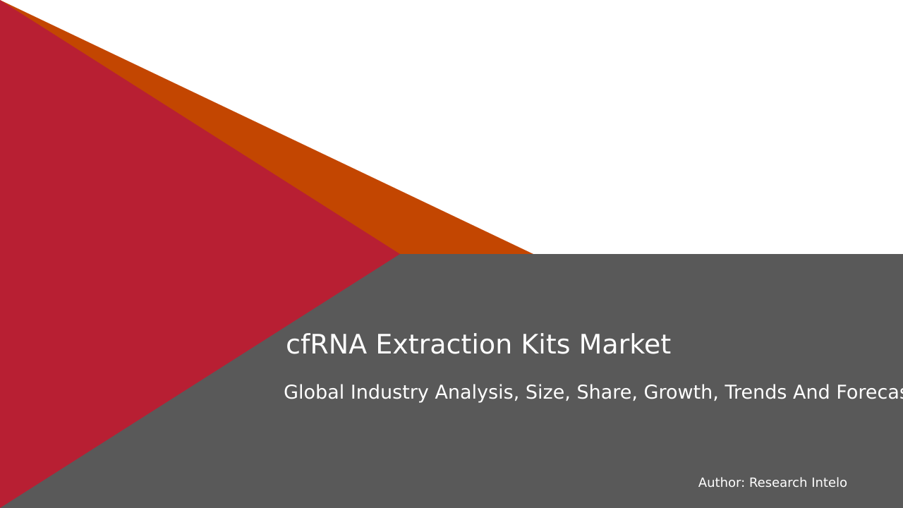 cfRNA Extraction Kits Market Research Report 2033