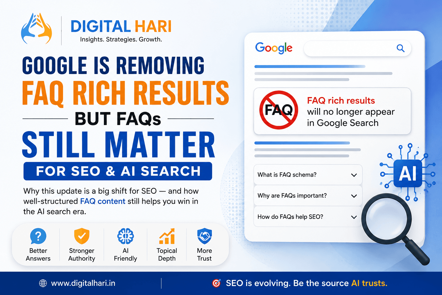 Google Ends FAQ Rich Results — But FAQs Still Matter in AI SEO