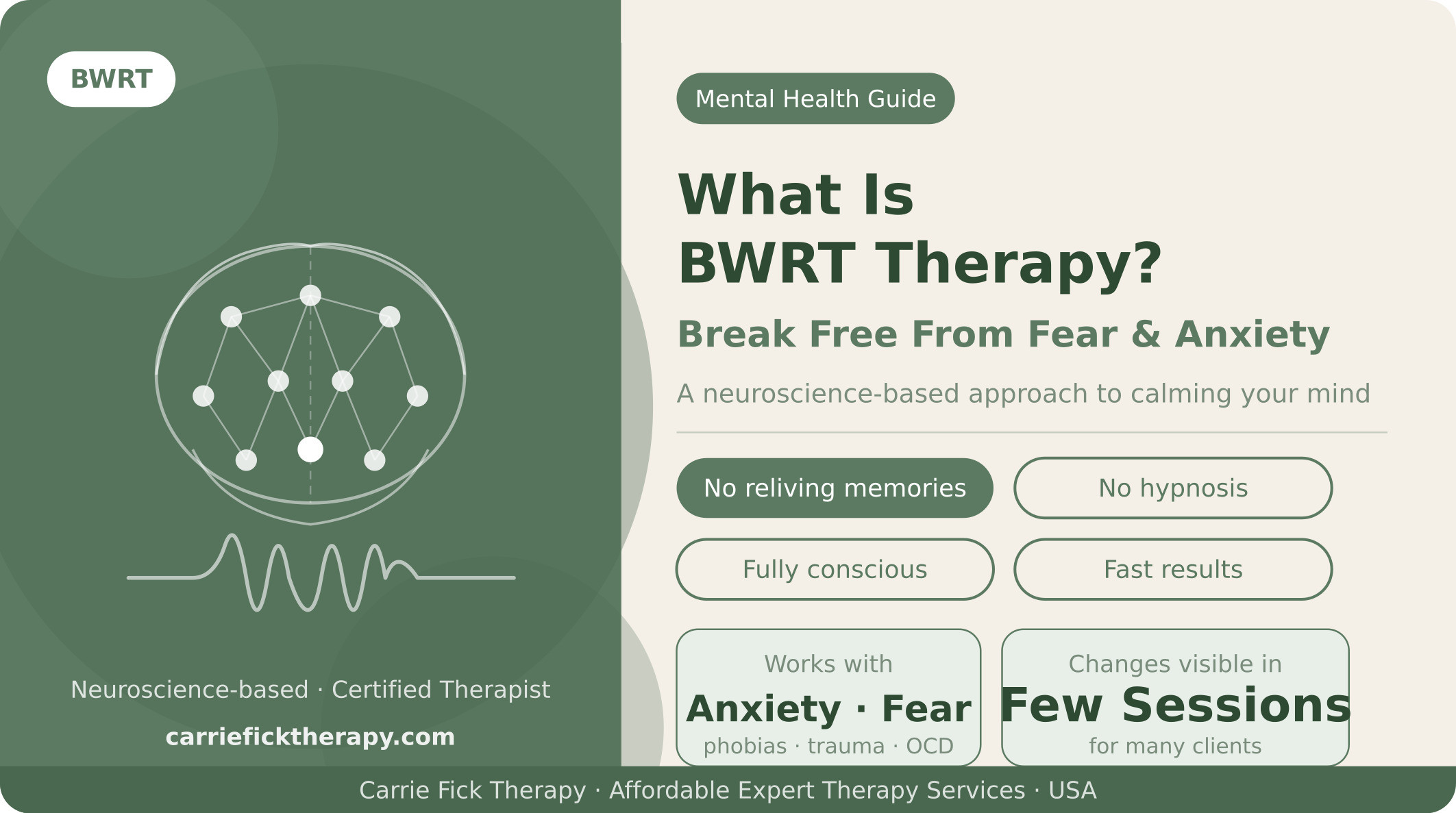 What Is BWRT Therapy? Break Free From Fear | Carrie Fick