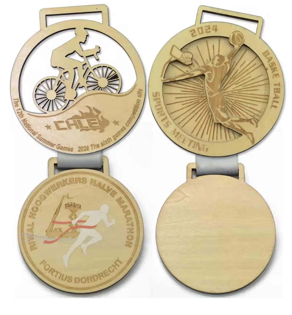 Top Custom Wooden Medals Supplier – Lanyards Plus UK