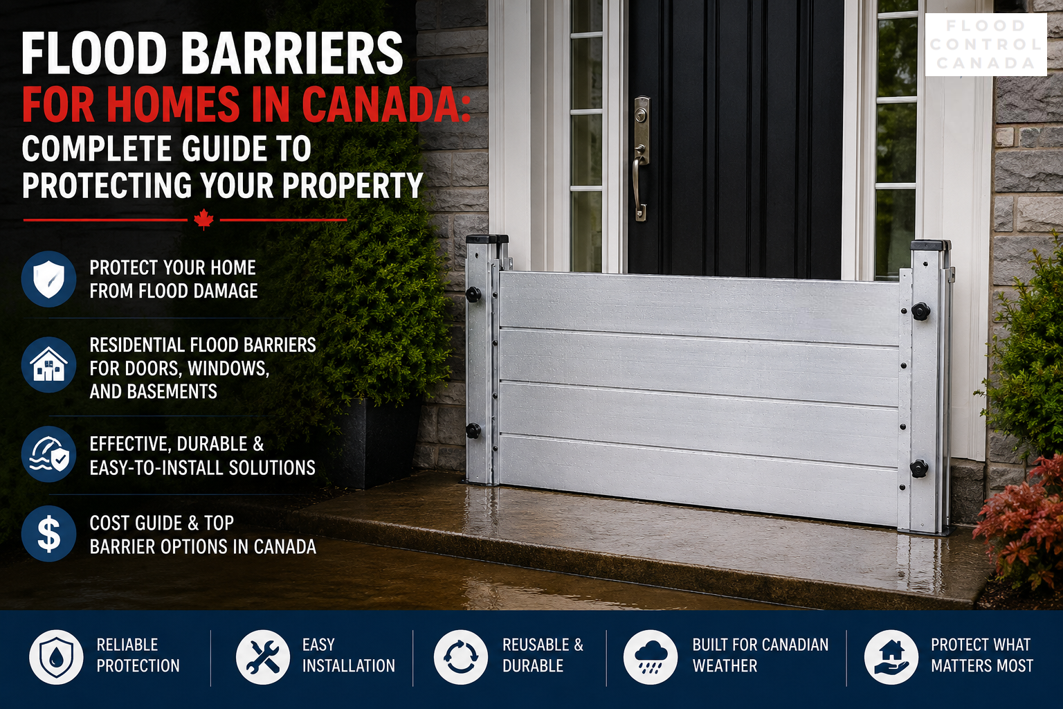 Flood Barriers for Homes in Canada: Complete Guide 2026
