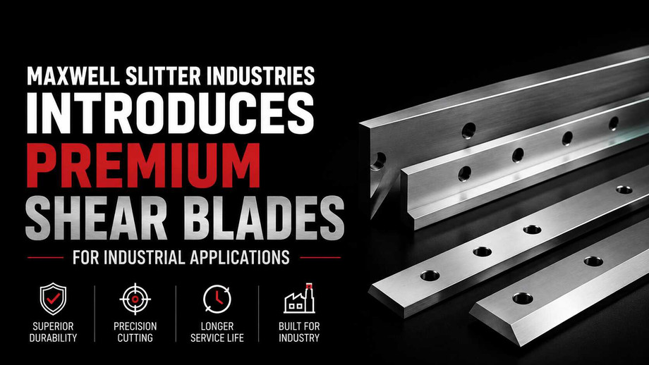 Maxwell Slitter Industries Introduces Premium Shear Blades for Industrial Applications | Business | Before It's News