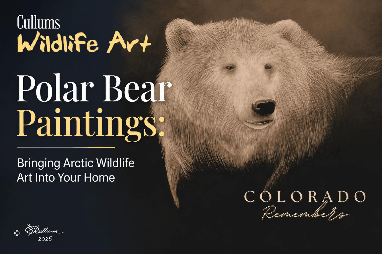Polar Bear Paintings & Arctic Wildlife Art for Your Home