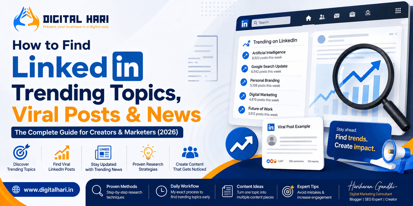 How to Find LinkedIn Trending Topics, Viral Posts & News (2026 Guide)