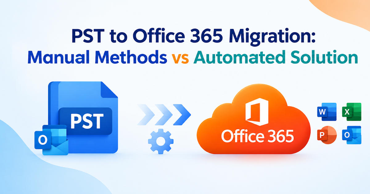 PST to Office 365 Migration: Manual Methods vs Automated Solution