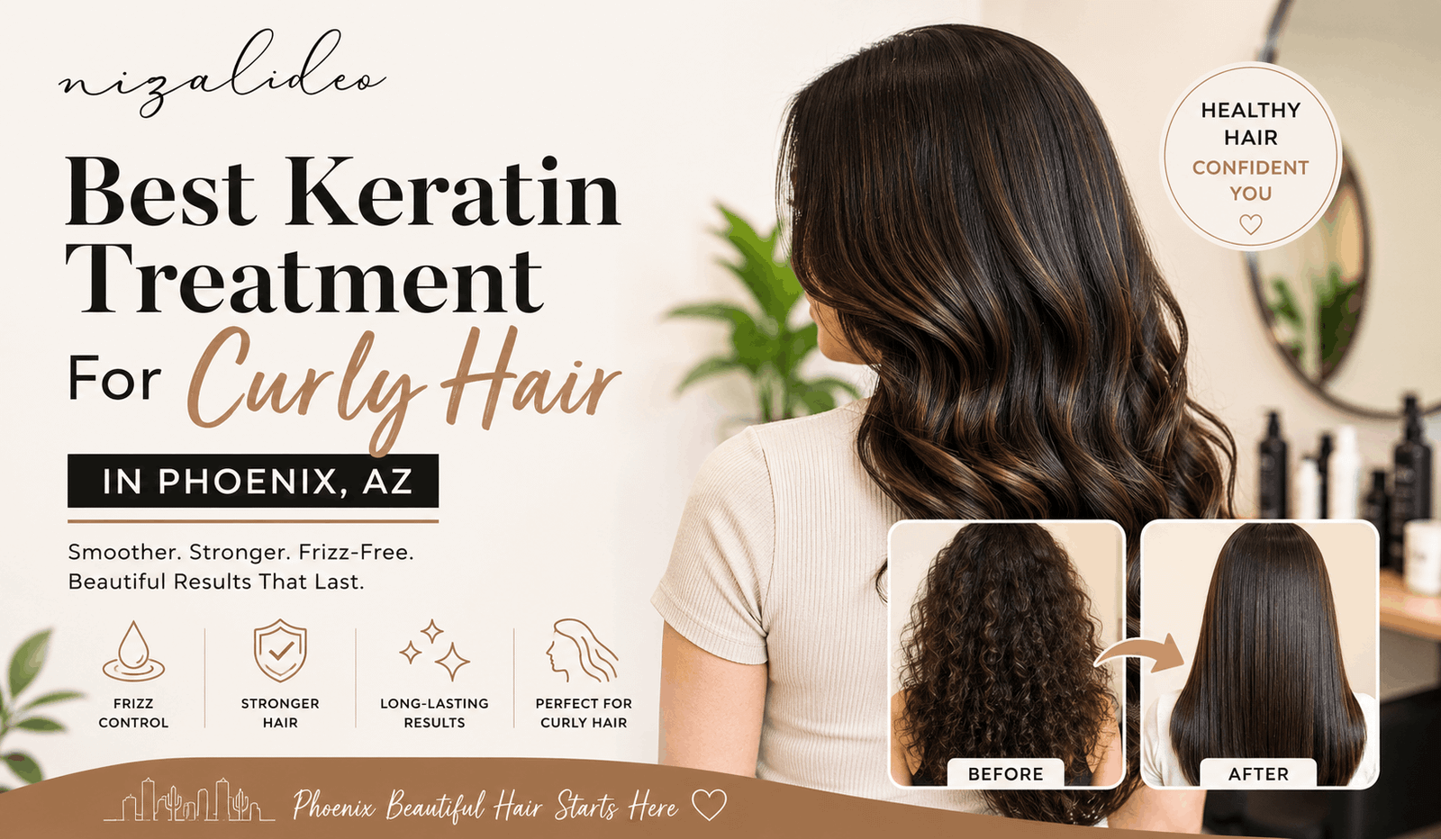 Best Keratin Treatment for Curly Hair in Phoenix, AZ